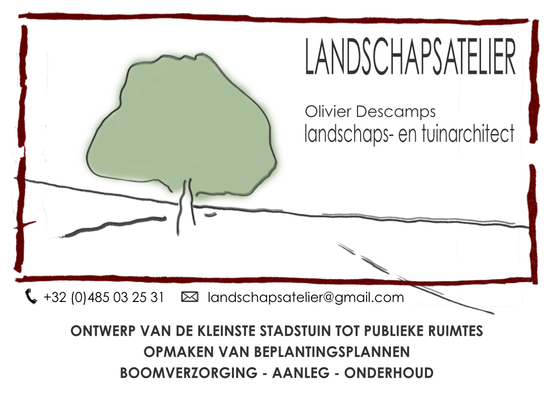 tuinaannemers Brugge Landschapsatelier  I  L'atelier du paysage